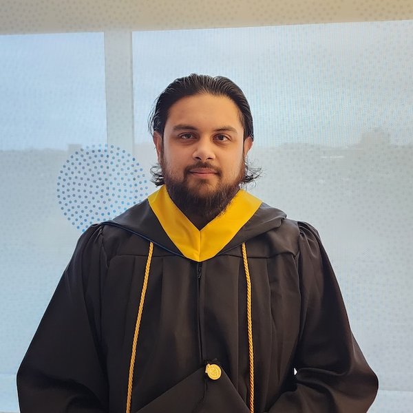 Tristan Persaud at graduation